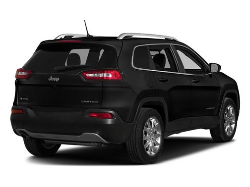 Diamond Black Crystal Pearlcoat 2017 Jeep Cherokee Limited