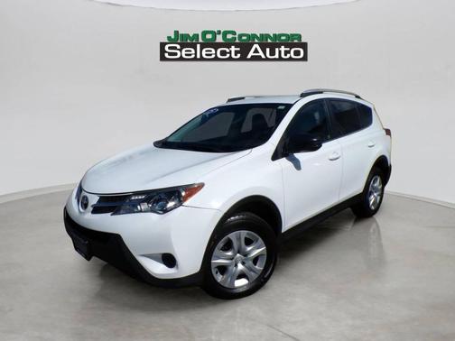 Super White 2015 Toyota RAV4 LE