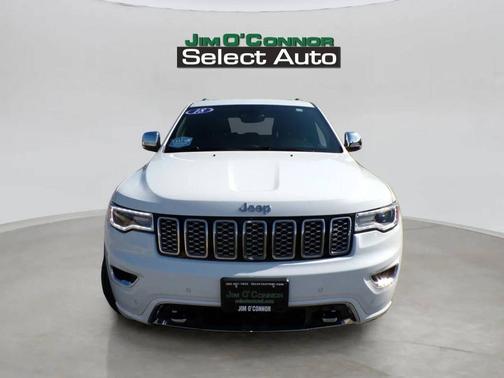 Bright White Clearcoat 2018 Jeep Grand Cherokee Overland