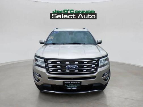 White Gold Metallic 2017 Ford Explorer Limited