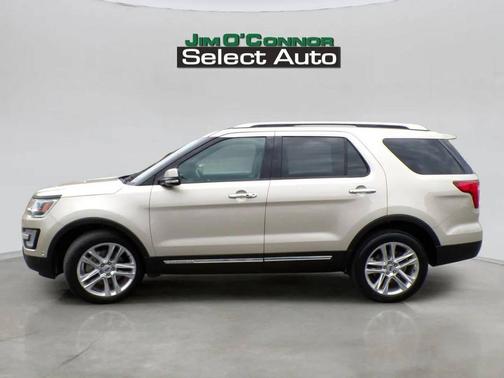 White Gold Metallic 2017 Ford Explorer Limited