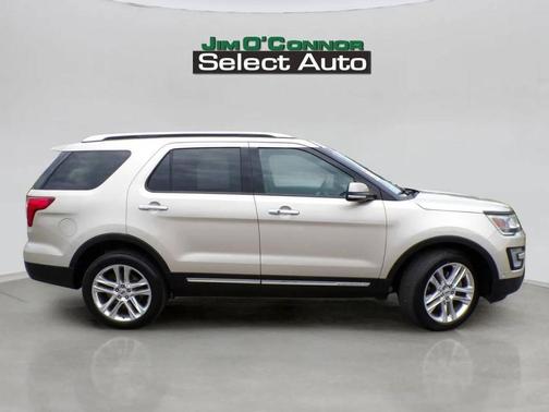 White Gold Metallic 2017 Ford Explorer Limited