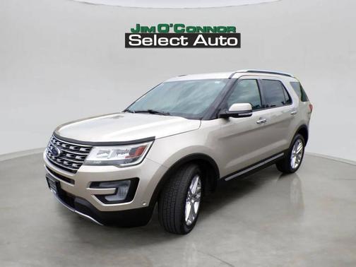 White Gold Metallic 2017 Ford Explorer Limited