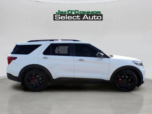 Star White Metallic Tri-Coat 2020 Ford Explorer ST