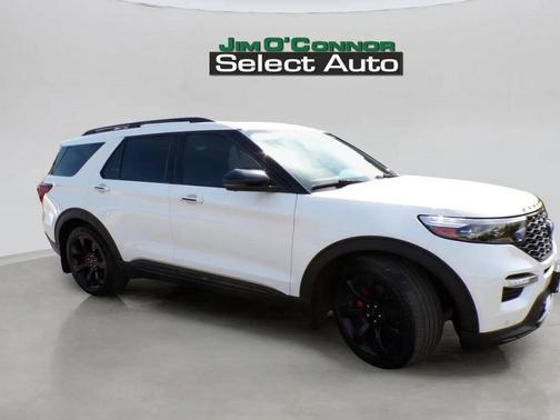 Star White Metallic Tri-Coat 2020 Ford Explorer ST
