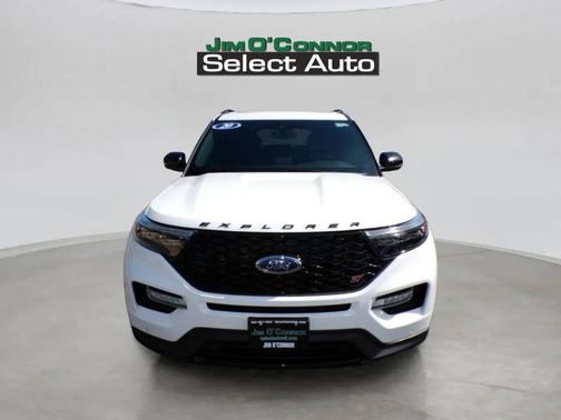 Star White Metallic Tri-Coat 2020 Ford Explorer ST