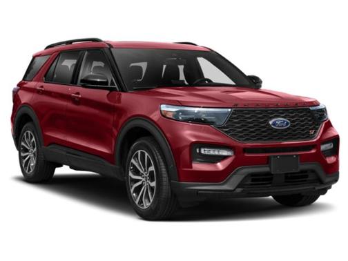 Star White Metallic Tri-Coat 2020 Ford Explorer ST