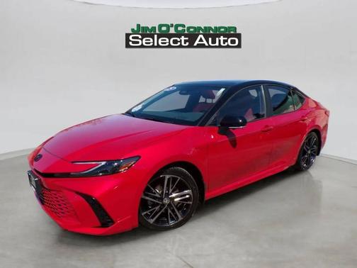 Midnight Black Metallic 2025 Toyota Camry XSE