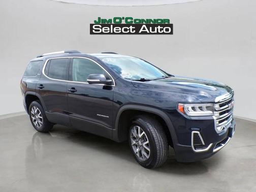 Midnight Blue Metallic 2021 GMC Acadia FWD SLE