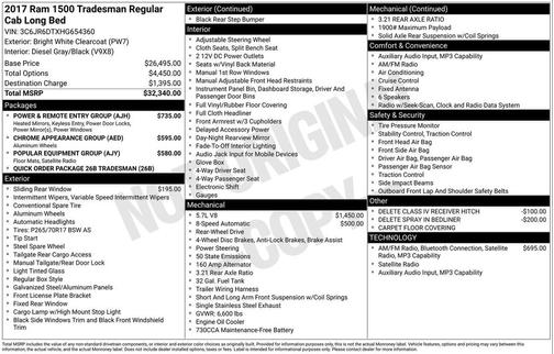 2017 RAM 1500 Tradesman