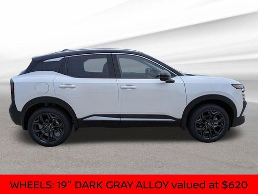 White 2026 Nissan Kicks SR
