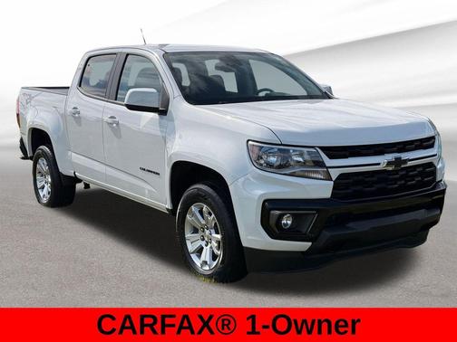 Summit White 2021 Chevrolet Colorado LT