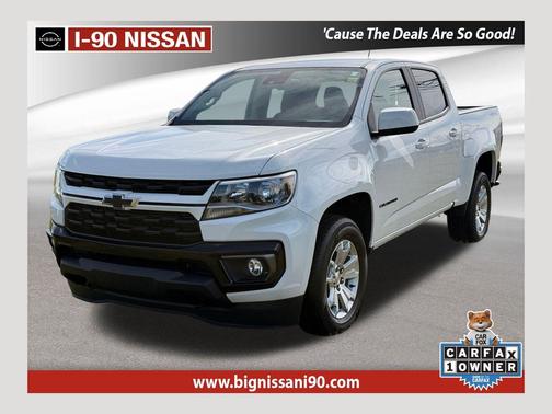 Summit White 2021 Chevrolet Colorado LT
