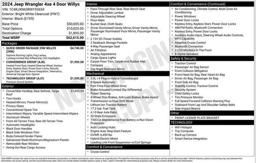 2024 Jeep Wrangler 4xe Willys