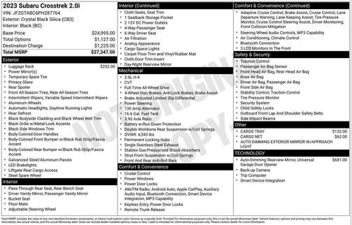 2023 Subaru Crosstrek Base