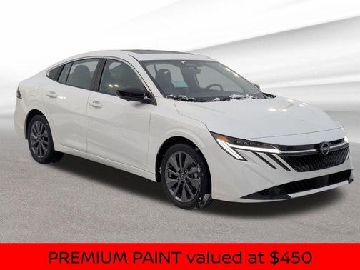 Aspen White Tricoat 2026 Nissan Sentra SL