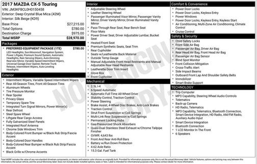 2017 Mazda CX-5 Touring