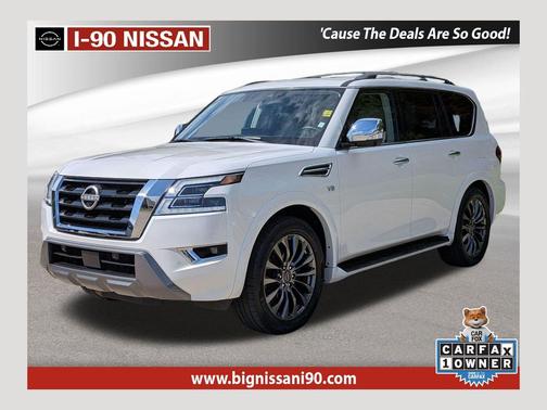 Aspen White 2022 Nissan Armada Platinum 4WD