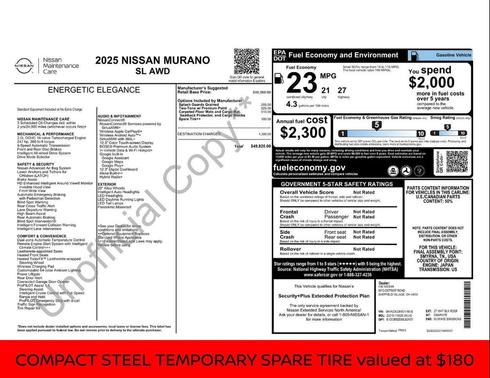 2025 Nissan Murano SL