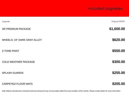 Red Metallic 2026 Nissan Kicks SR