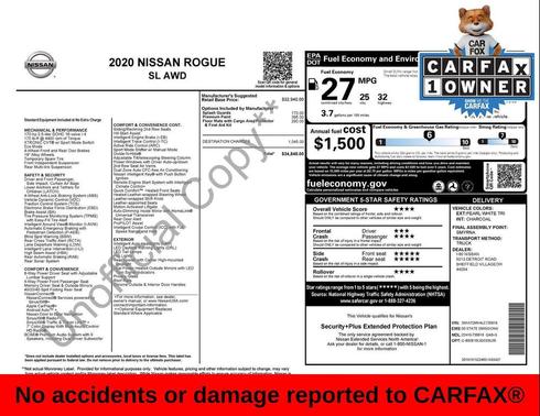 2020 Nissan Rogue SL