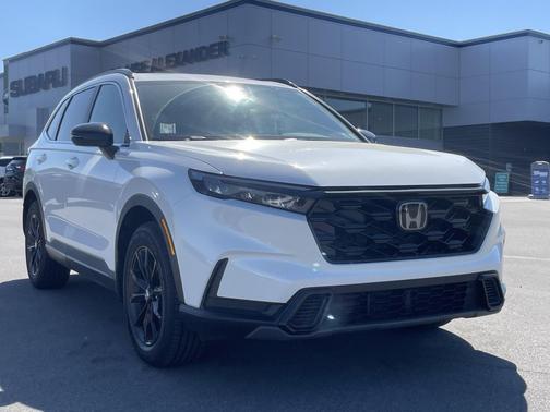 Platinum White Pearl 2024 Honda CR-V Hybrid Sport AWD