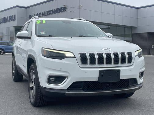 Bright White Clearcoat 2021 Jeep Cherokee Limited