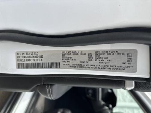 2022 Jeep Grand Cherokee L Limited 4x4