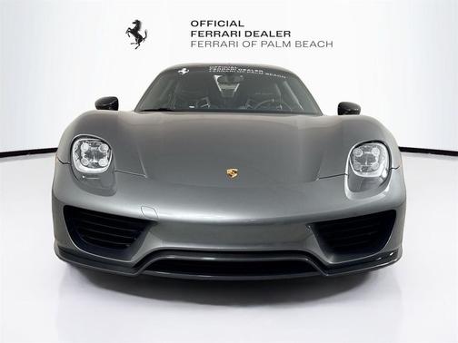 Meteor Gray Metallic 2015 Porsche 918 Spyder Base w/Weissach Package