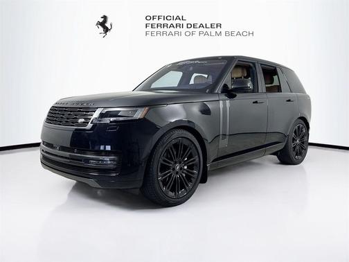 Santorini Black Metallic 2023 Land Rover Range Rover P400 SE
