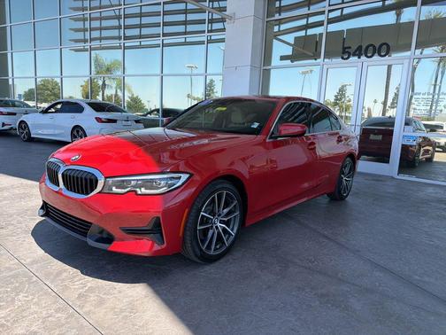 Melbourne Red Metallic 2021 BMW 330 330i