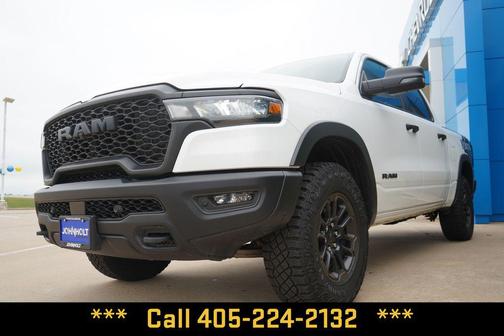 Bright White Clearcoat 2025 RAM 1500 Rebel