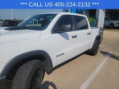 Bright White Clearcoat 2025 RAM 1500 Rebel