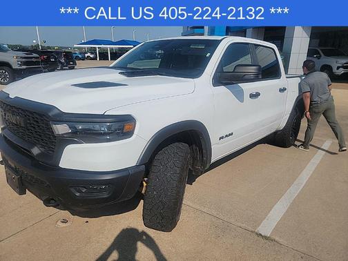 Bright White Clearcoat 2025 RAM 1500 Rebel