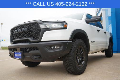 Bright White Clearcoat 2025 RAM 1500 Rebel