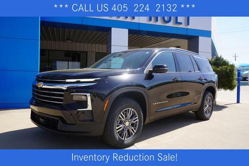 Black Metallic 2026 Chevrolet Traverse LT
