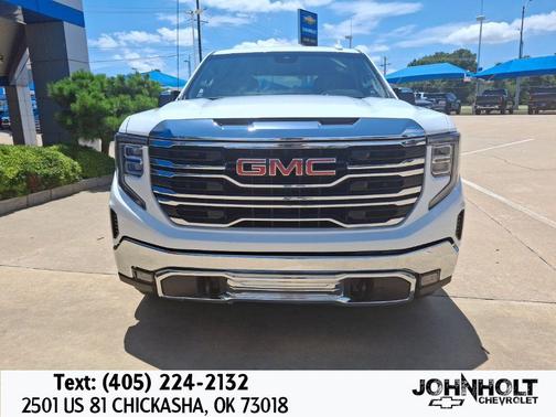 Summit White 2025 GMC Sierra 1500 SLT