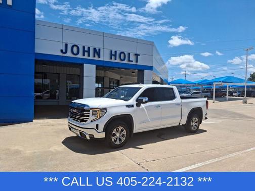 Summit White 2025 GMC Sierra 1500 SLT