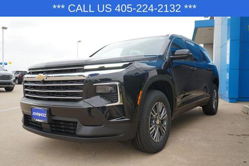 Black Metallic 2026 Chevrolet Traverse LT