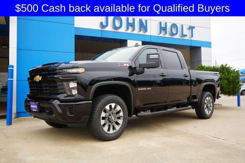 Black 2026 Chevrolet Silverado 2500 Custom
