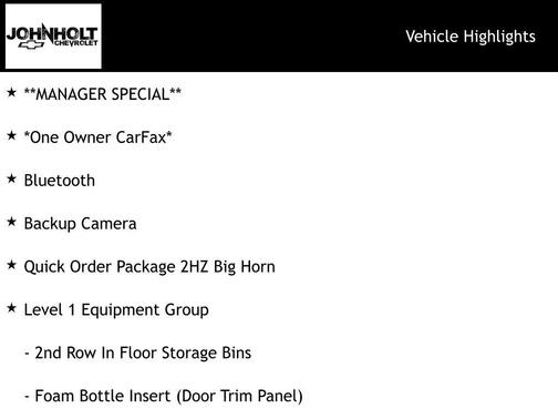 2024 RAM 2500 Big Horn Crew Cab 4x4 6'4' Box
