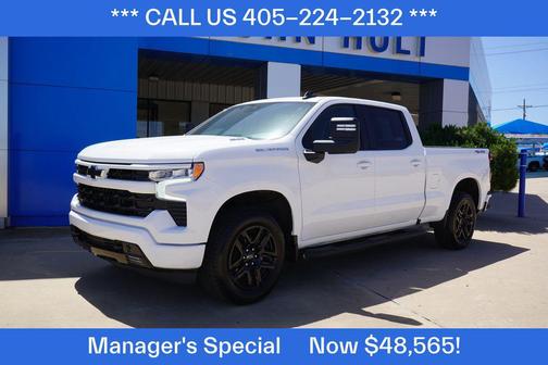 Summit White 2025 Chevrolet Silverado 1500 RST