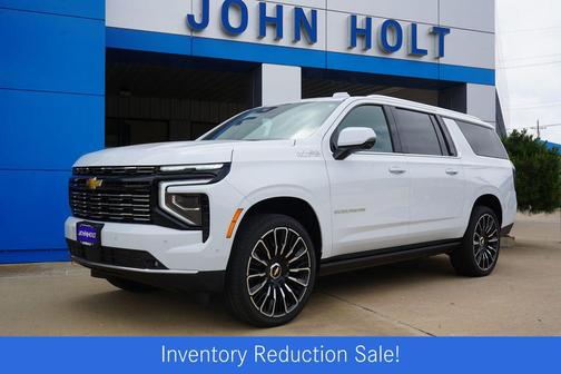 Polar White 2026 Chevrolet Suburban High Country, 4WD SUV