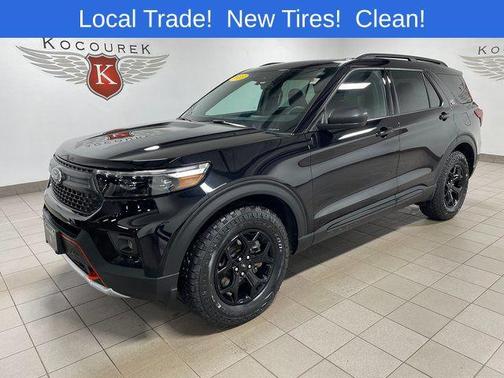Agate Black Metallic 2023 Ford Explorer Timberline