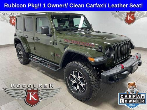 Sarge Green Clearcoat 2023 Jeep Wrangler Rubicon