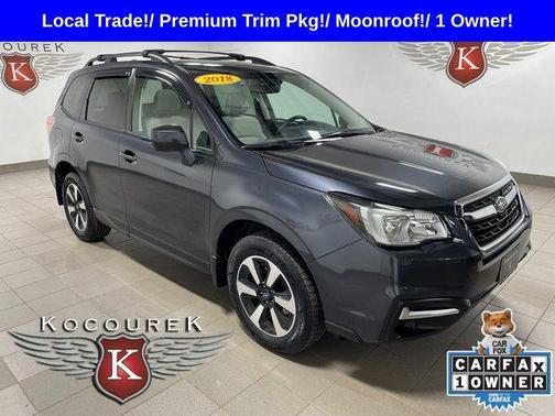 Dark Gray Metallic 2018 Subaru Forester 2.5i Premium