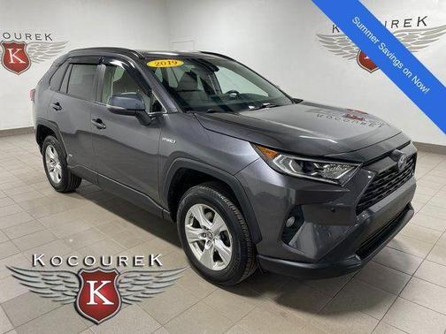 Magnetic Gray Metallic 2019 Toyota RAV4 Hybrid XLE