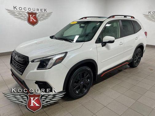 Crystal White Pearl 2023 Subaru Forester Sport