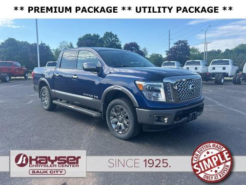 Deep Blue Pearl 2018 Nissan Titan PRO-4X