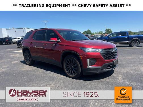 Cherry Red Tintcoat 2022 Chevrolet Traverse RS